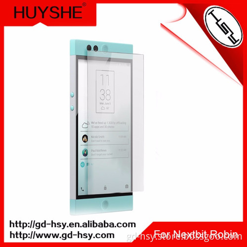 HUYSHE 9h screen guard For Nextbit Robin tempered glass screen protector ,0.33mm thickness 9h hardness 2.5d